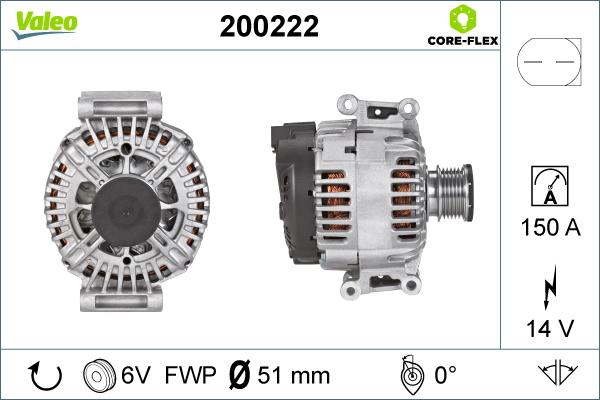 Valeo 200222 - Alternator furqanavto.az