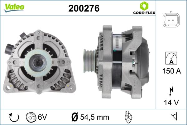 Valeo 200276 - Alternator furqanavto.az