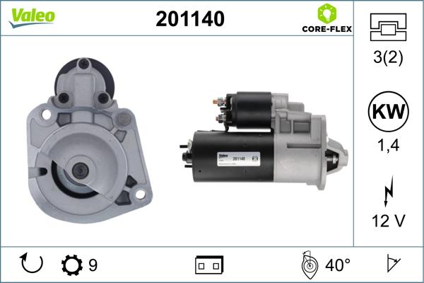 Valeo 201140 - Başlanğıc furqanavto.az