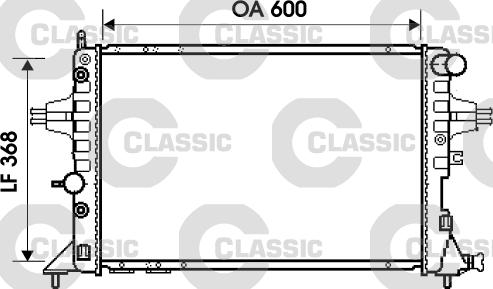 Valeo 234388 - Radiator, mühərrikin soyudulması furqanavto.az