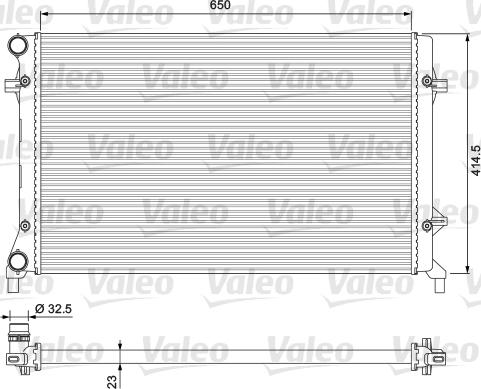 Valeo 234332 - Radiator, mühərrikin soyudulması furqanavto.az