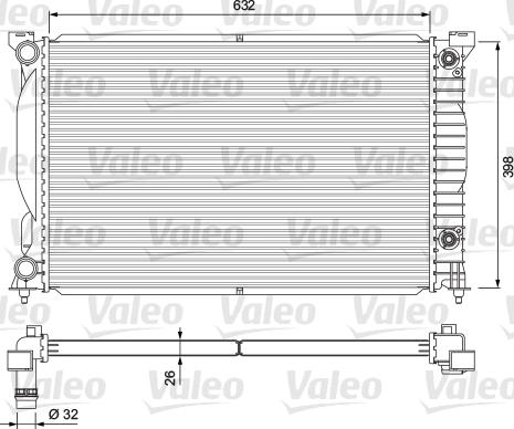 Valeo 234269 - Radiator, mühərrikin soyudulması furqanavto.az