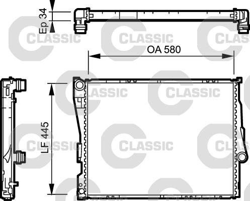 Valeo 234276 - Radiator, mühərrikin soyudulması furqanavto.az