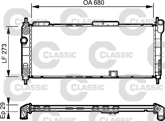 Valeo 234271 - Radiator, mühərrikin soyudulması furqanavto.az