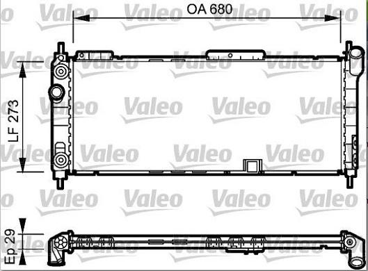 Valeo 234271 - Radiator, mühərrikin soyudulması furqanavto.az