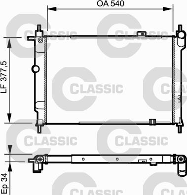 Valeo 230993 - Radiator, mühərrikin soyudulması furqanavto.az