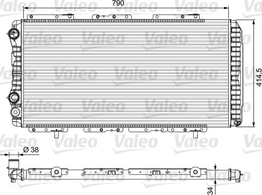 Valeo 230997 - Radiator, mühərrikin soyudulması furqanavto.az