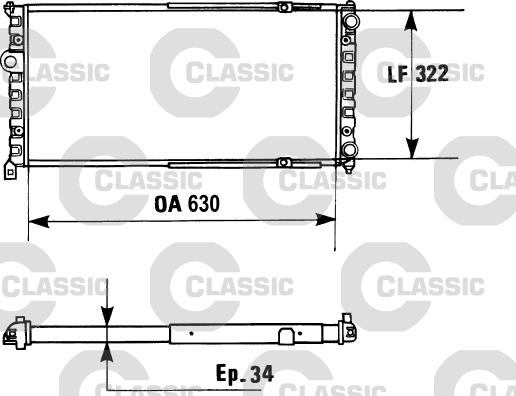 Valeo 230945 - Radiator, mühərrikin soyudulması furqanavto.az