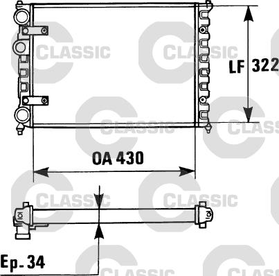 Valeo 230946 - Radiator, mühərrikin soyudulması furqanavto.az