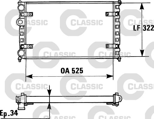 Valeo 230947 - Radiator, mühərrikin soyudulması furqanavto.az