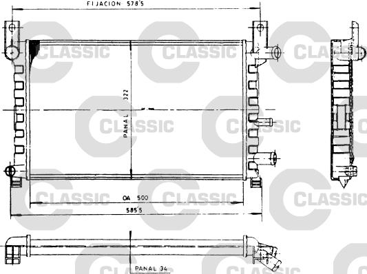 Valeo 230483 - Radiator, mühərrikin soyudulması furqanavto.az