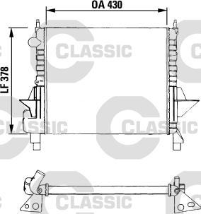 Valeo 230633 - Radiator, mühərrikin soyudulması furqanavto.az