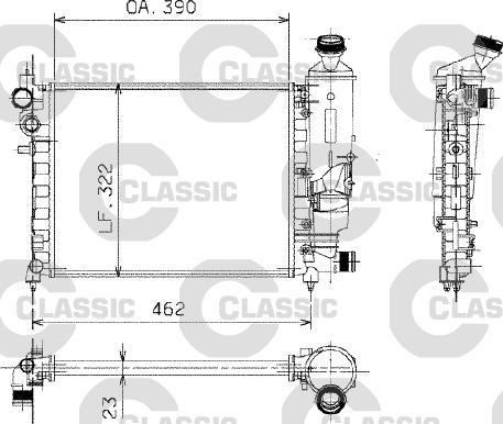 Valeo 230372 - Radiator, mühərrikin soyudulması furqanavto.az