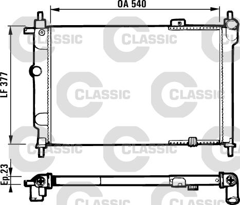 Valeo 231551 - Radiator, mühərrikin soyudulması furqanavto.az