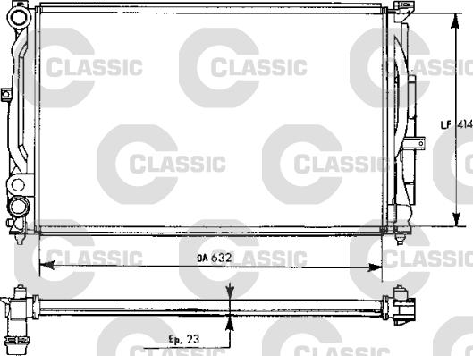 Valeo 231537 - Radiator, mühərrikin soyudulması furqanavto.az