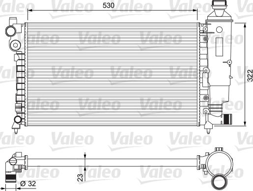 Valeo 231526 - Radiator, mühərrikin soyudulması furqanavto.az