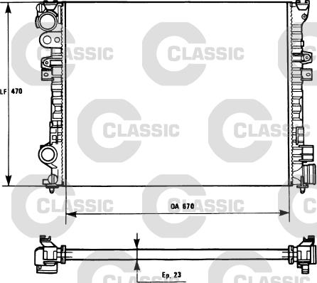 Valeo 231166 - Radiator, mühərrikin soyudulması furqanavto.az