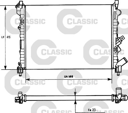 Valeo 231128 - Radiator, mühərrikin soyudulması furqanavto.az