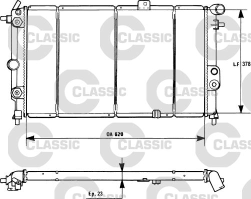 Valeo 231175 - Radiator, mühərrikin soyudulması furqanavto.az