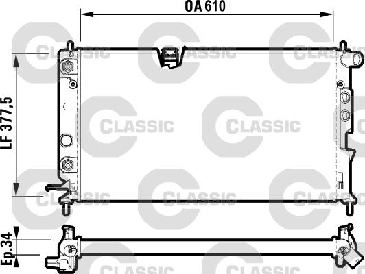 Valeo 231847 - Radiator, mühərrikin soyudulması furqanavto.az