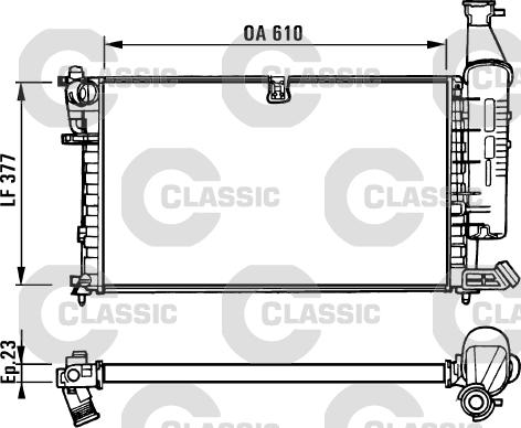 Valeo 231296 - Radiator, mühərrikin soyudulması furqanavto.az