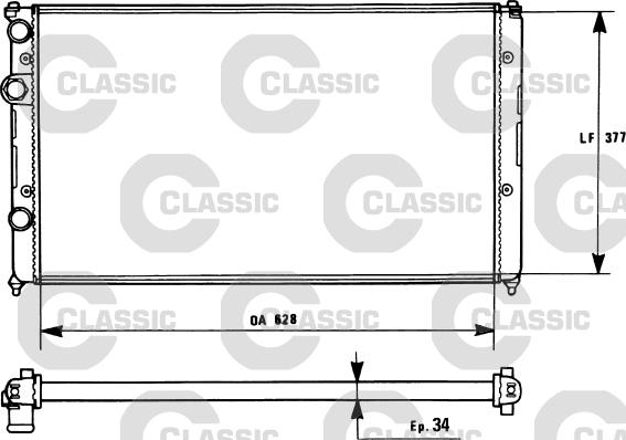 Valeo 231267 - Radiator, mühərrikin soyudulması furqanavto.az