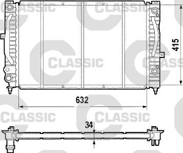 Valeo 231755 - Radiator, mühərrikin soyudulması furqanavto.az