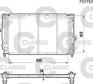 Valeo 231757 - Radiator, mühərrikin soyudulması furqanavto.az