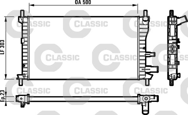 Valeo 231734 - Radiator, mühərrikin soyudulması furqanavto.az