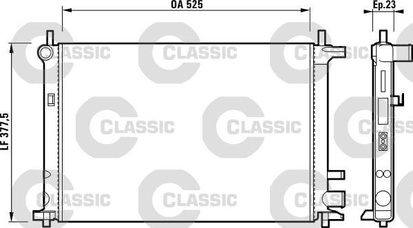 Valeo 231736 - Radiator, mühərrikin soyudulması furqanavto.az