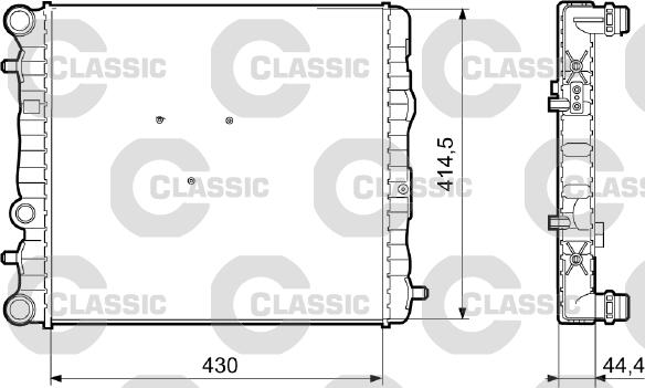 Valeo 233062 - Radiator, mühərrikin soyudulması furqanavto.az