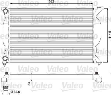 Valeo 232963 - Radiator, mühərrikin soyudulması furqanavto.az