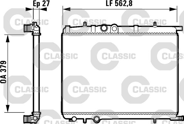 Valeo 232909 - Radiator, mühərrikin soyudulması furqanavto.az