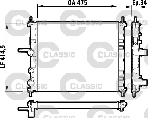 Valeo 232557 - Radiator, mühərrikin soyudulması furqanavto.az