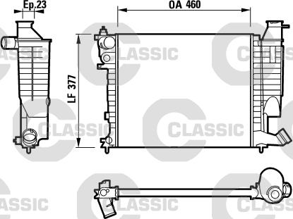 Valeo 232534 - Radiator, mühərrikin soyudulması furqanavto.az