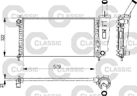 Valeo 232578 - Radiator, mühərrikin soyudulması furqanavto.az