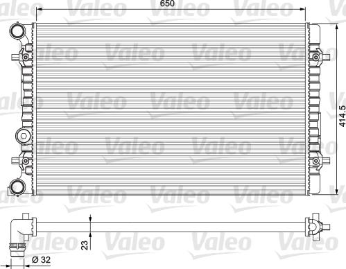 Valeo 232175 - Radiator, mühərrikin soyudulması furqanavto.az