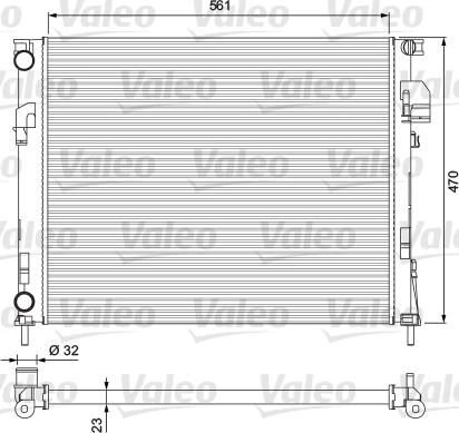 Valeo 232853 - Radiator, mühərrikin soyudulması furqanavto.az