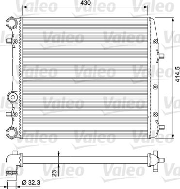 Valeo 232863 - Radiator, mühərrikin soyudulması furqanavto.az