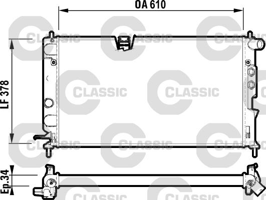 Valeo 232347 - Radiator, mühərrikin soyudulması furqanavto.az