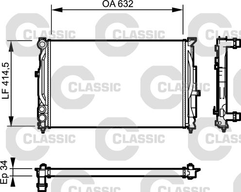 Valeo 232361 - Radiator, mühərrikin soyudulması furqanavto.az