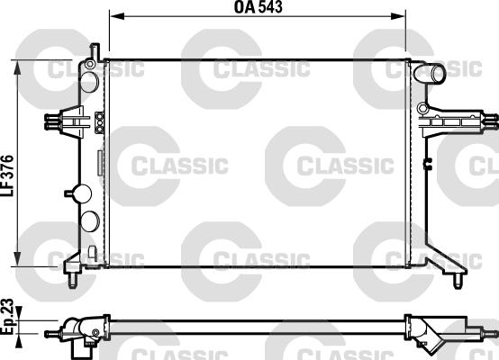 Valeo 232795 - Radiator, mühərrikin soyudulması furqanavto.az