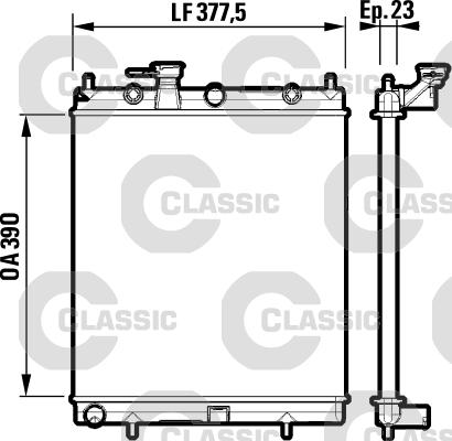 Valeo 232718 - Radiator, mühərrikin soyudulması furqanavto.az