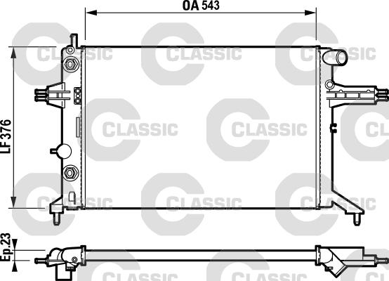 Valeo 232724 - Radiator, mühərrikin soyudulması furqanavto.az