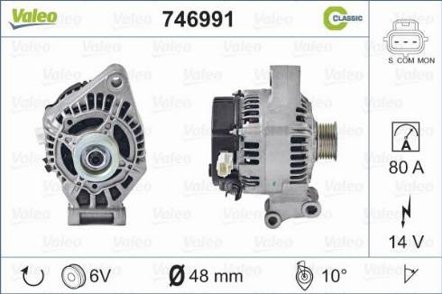 Valeo 746991 - Alternator furqanavto.az