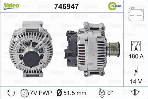 Valeo 746947 - Alternator furqanavto.az