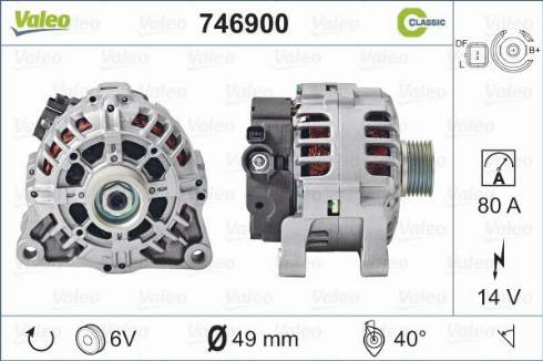 Valeo 746900 - Alternator furqanavto.az