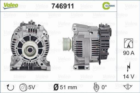 Valeo 746911 - Alternator furqanavto.az