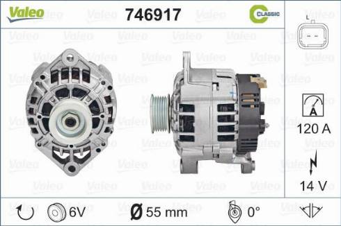 Valeo 746917 - Alternator furqanavto.az