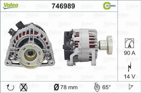 Valeo 746989 - Alternator furqanavto.az